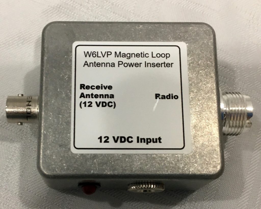 W6LVP Amplified ReceiveOnly Loop Antenna Portable Version W6LVP